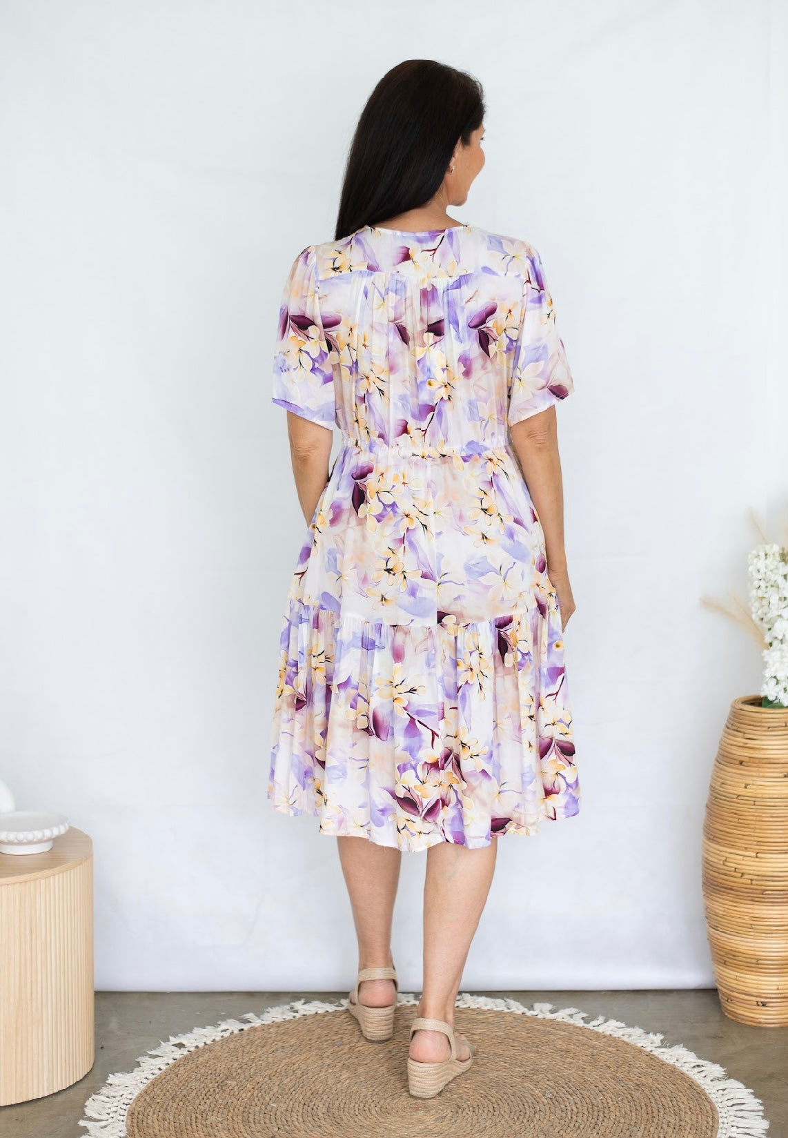 ELSIE MINI DRESS - LAVENDER