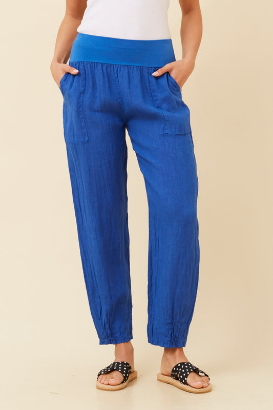 TASH PANTS - BLUE CINA