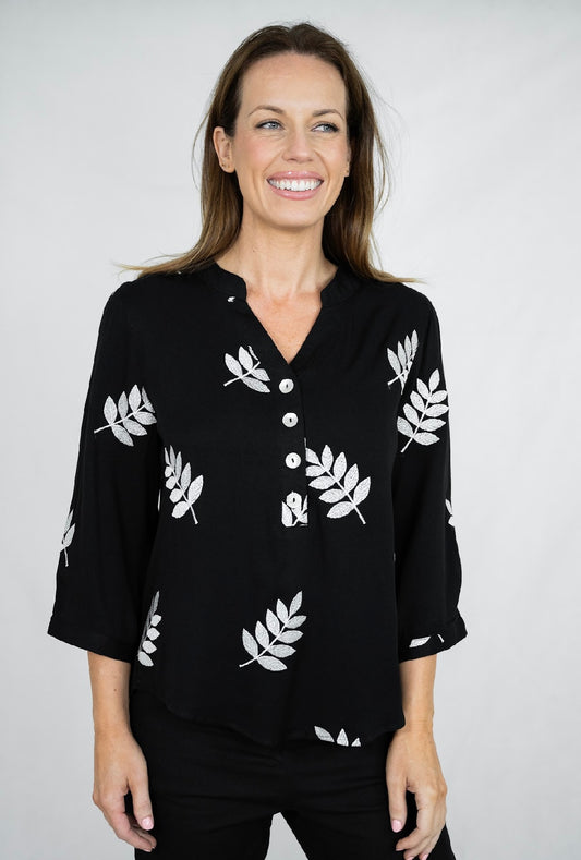ALICIA TOP - BLACK