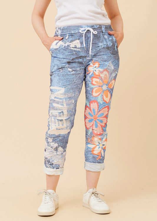CHERYL PANTS - BLUE