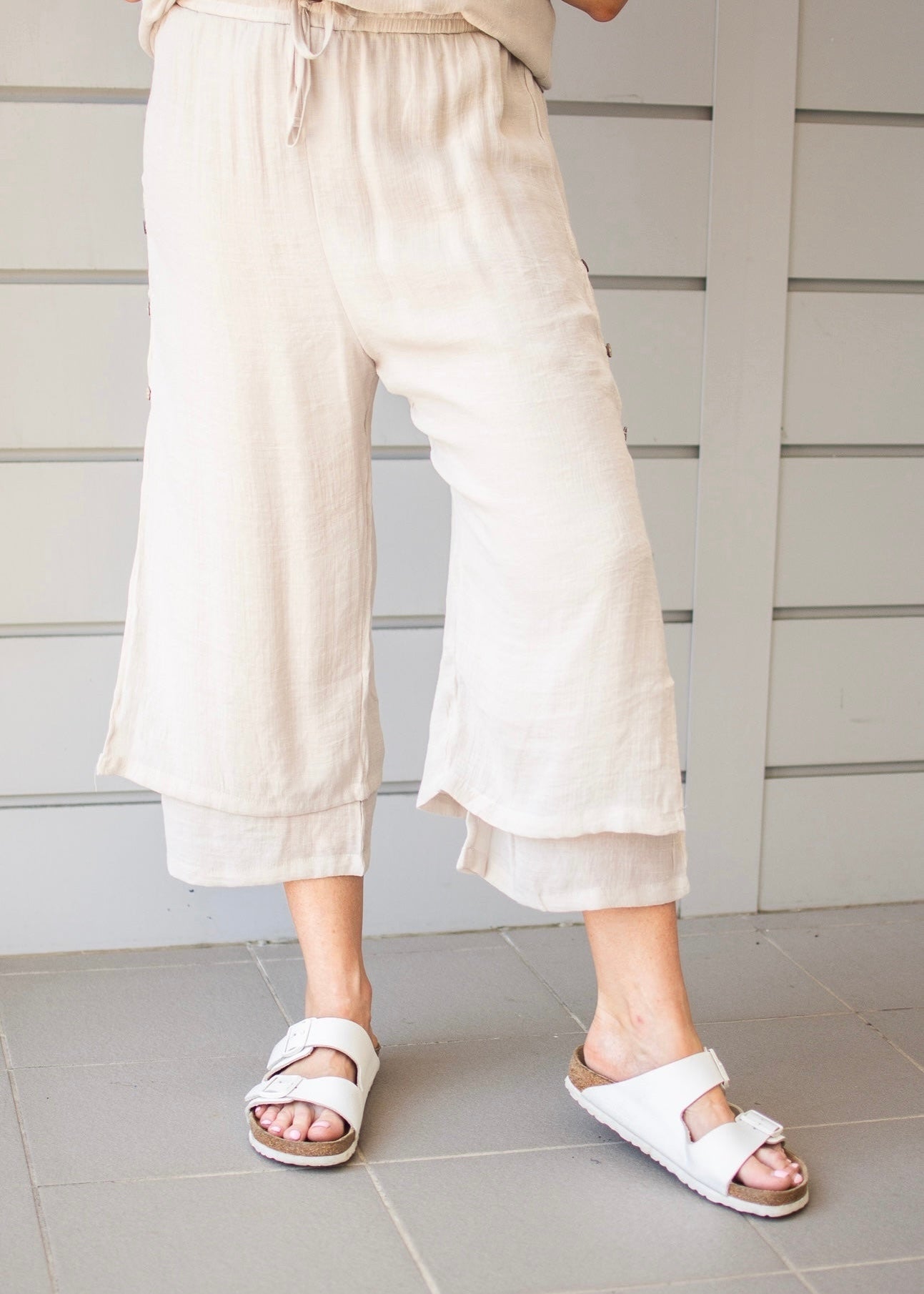 ALINA PANTS - BEIGE