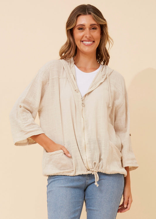 MARISSA JACKET - LINEN