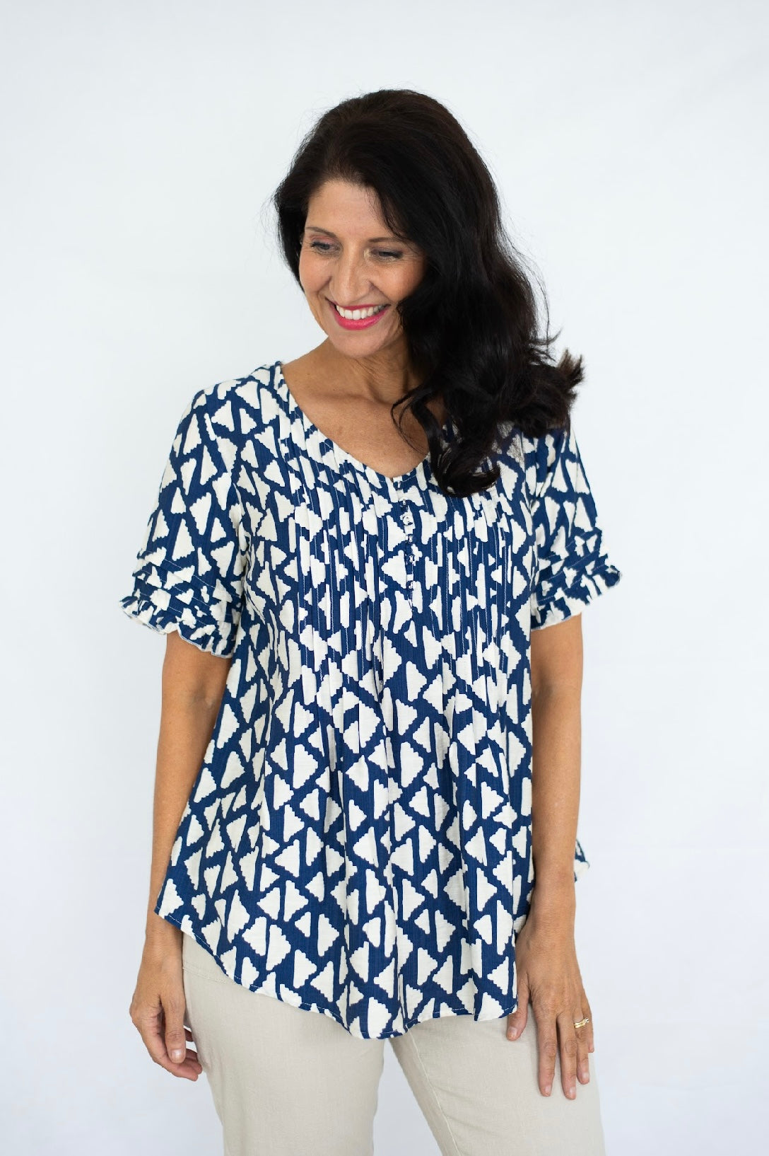 KARLO TOP - NAVY