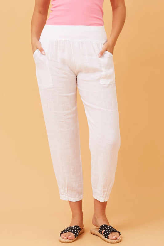 TASH PANTS - WHITE