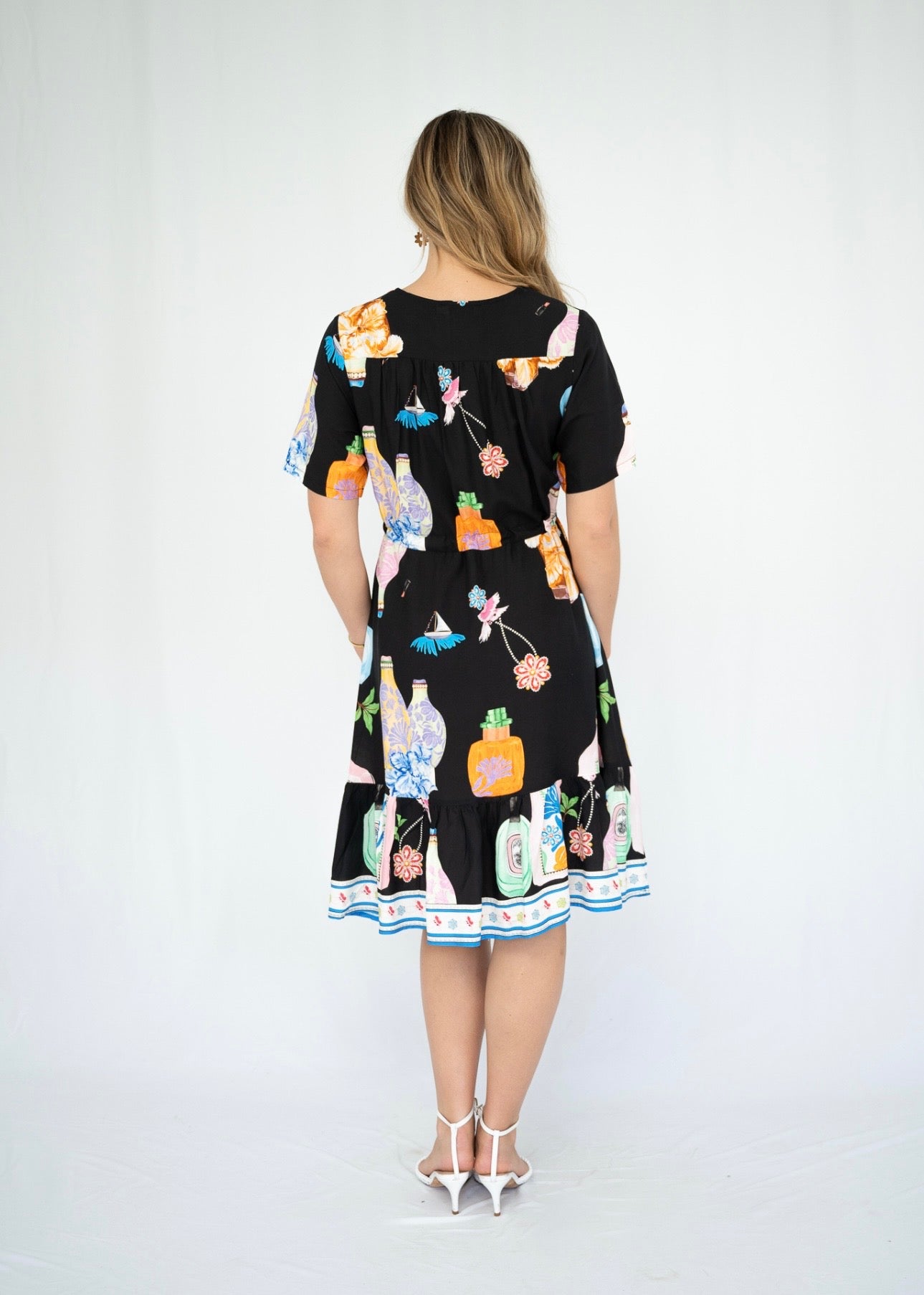 MALINA MINI DRESS - BLACK