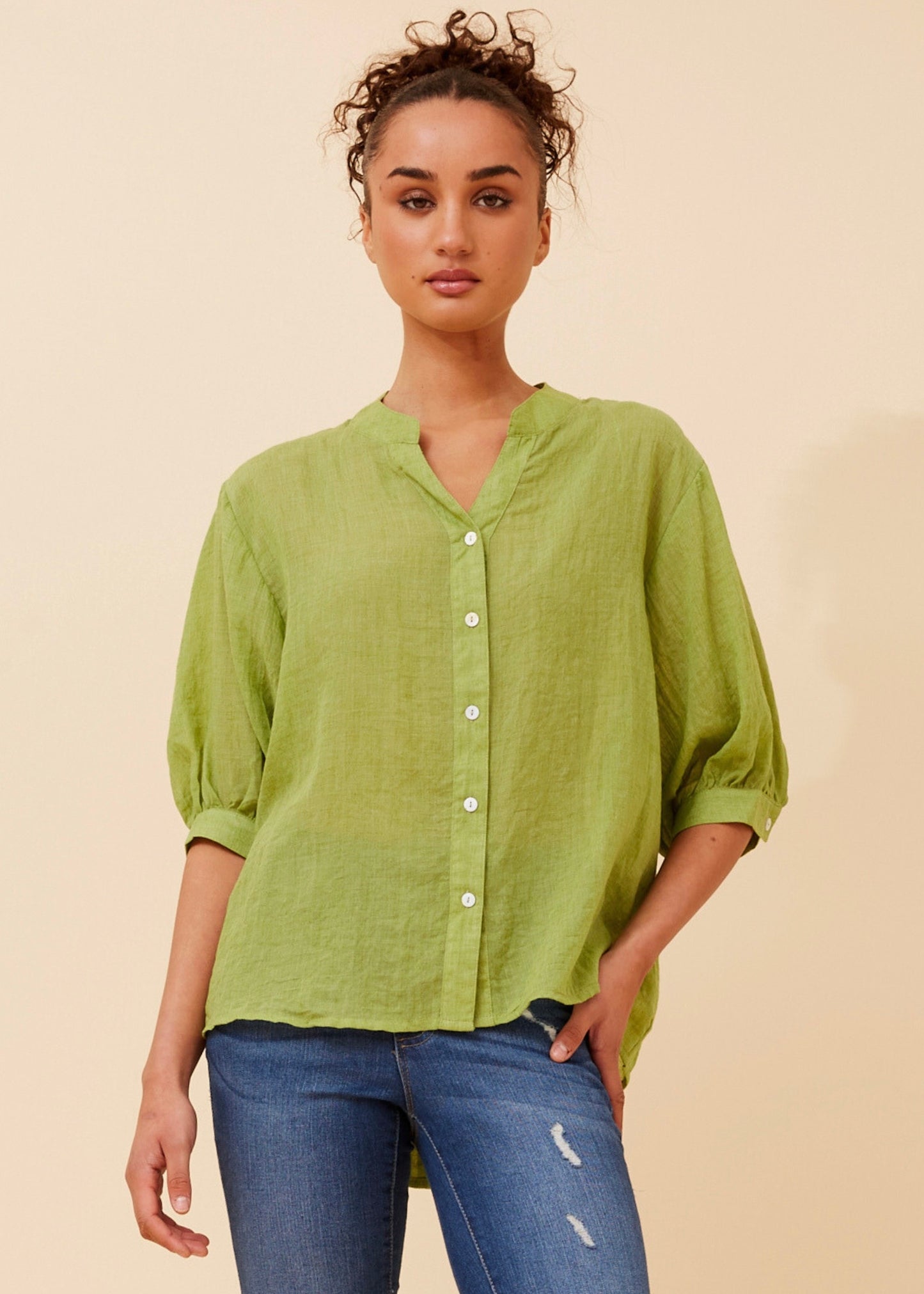 ELAINE TOP - PISTACHIO