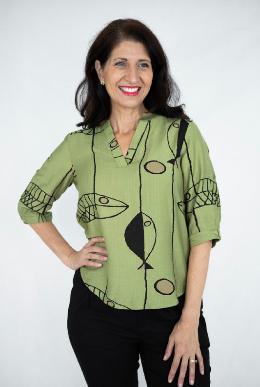 SHAMANO TOP - SAGE