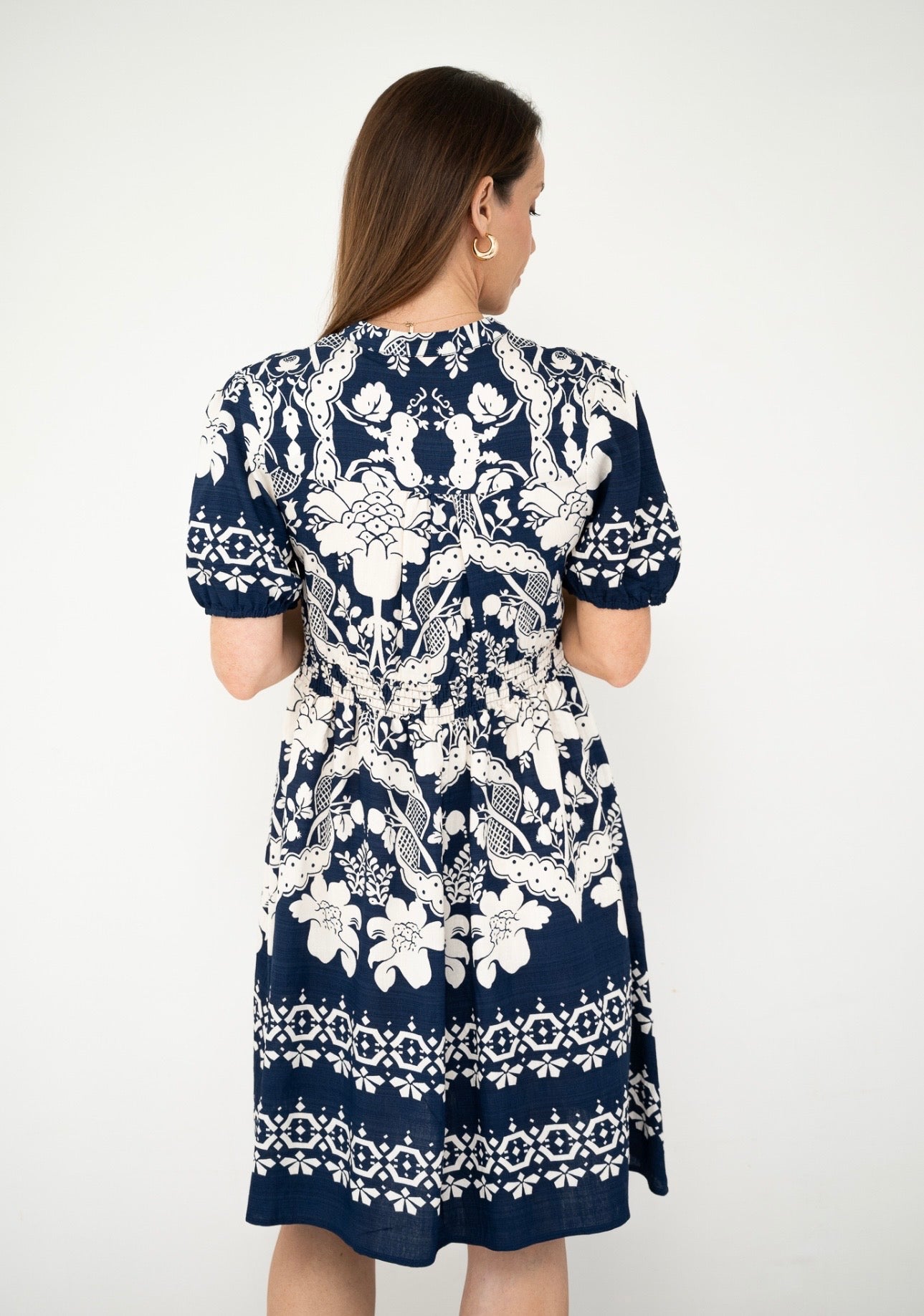 JEMIMA MINI DRESS - NAVY