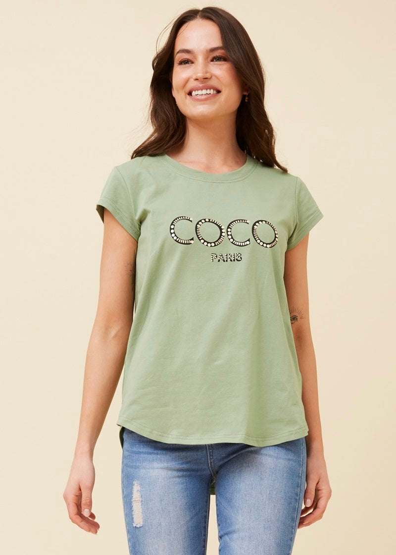COCO TOP - GREEN ASH