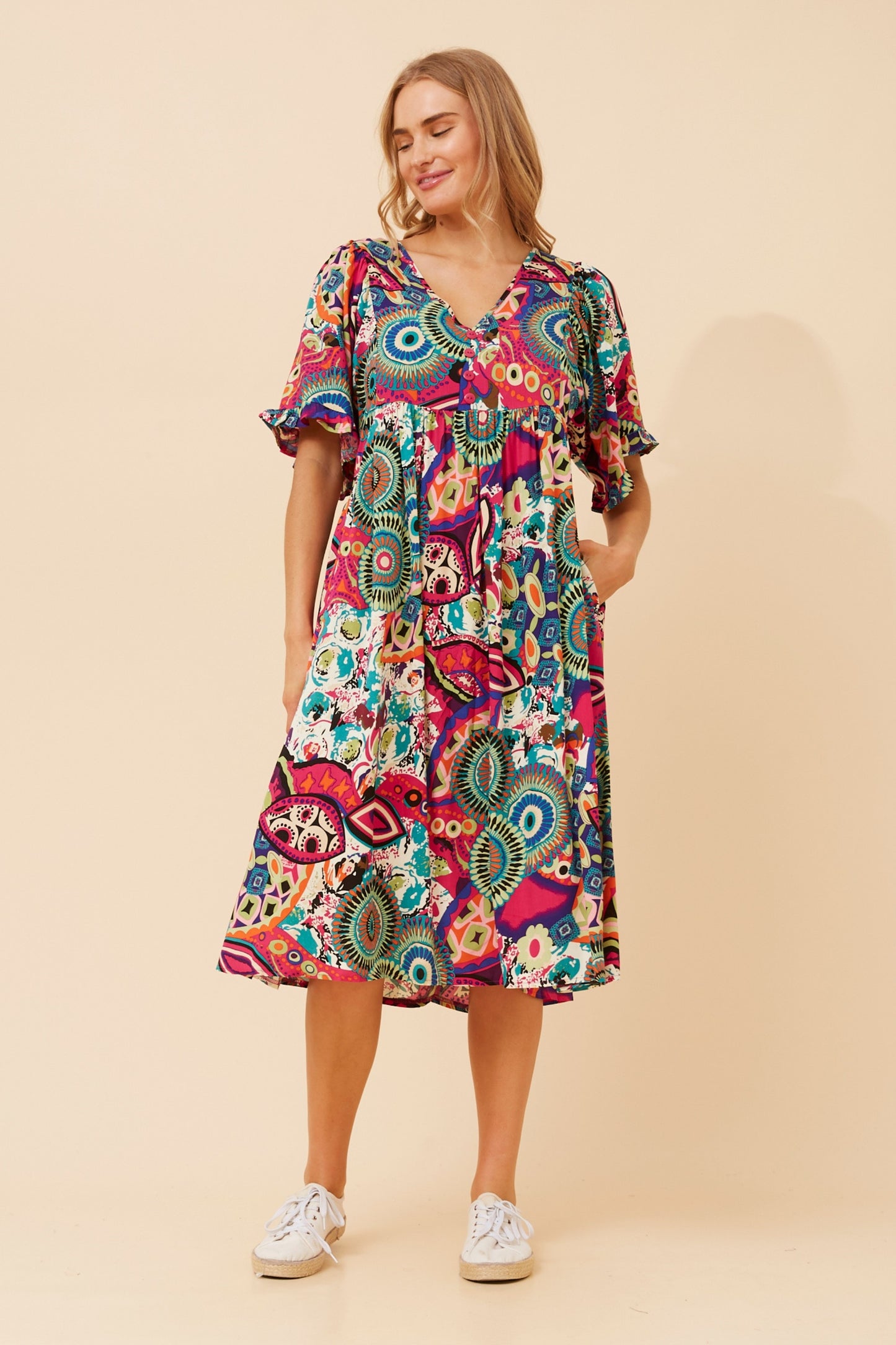 SARSHA MIDI DRESS
