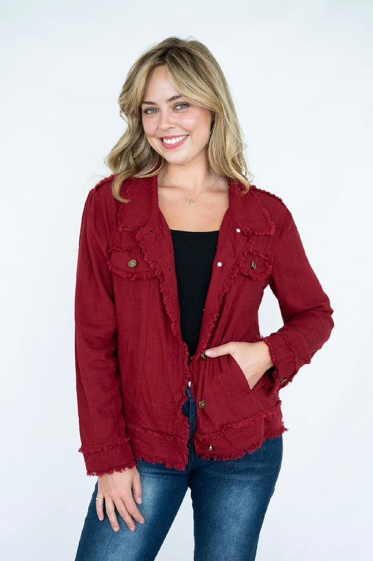 ESTELLE JAKCET - BURGUNDY