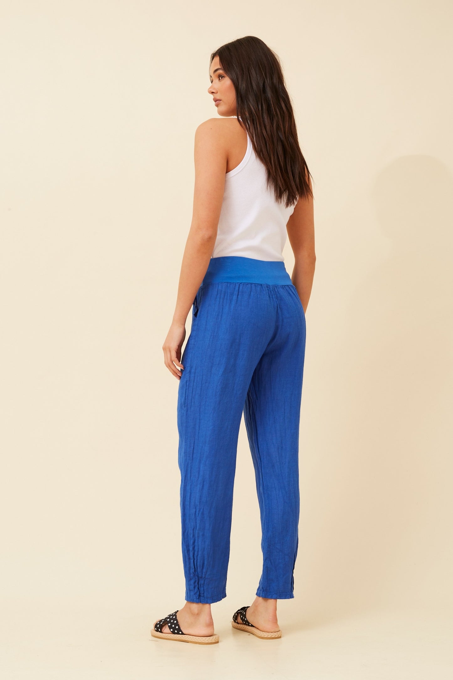 TASH PANTS - BLUE CINA