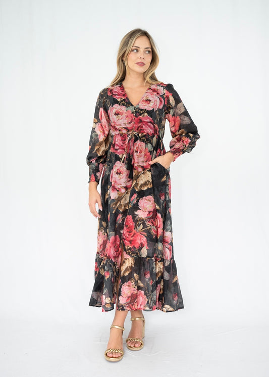 MADILYN MAXI DRESS - BLACK