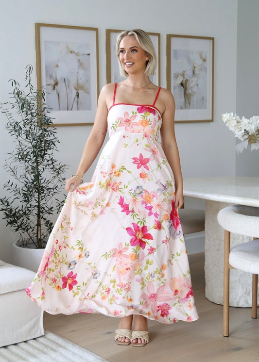 DALILAH STRAP MAXI DRESS