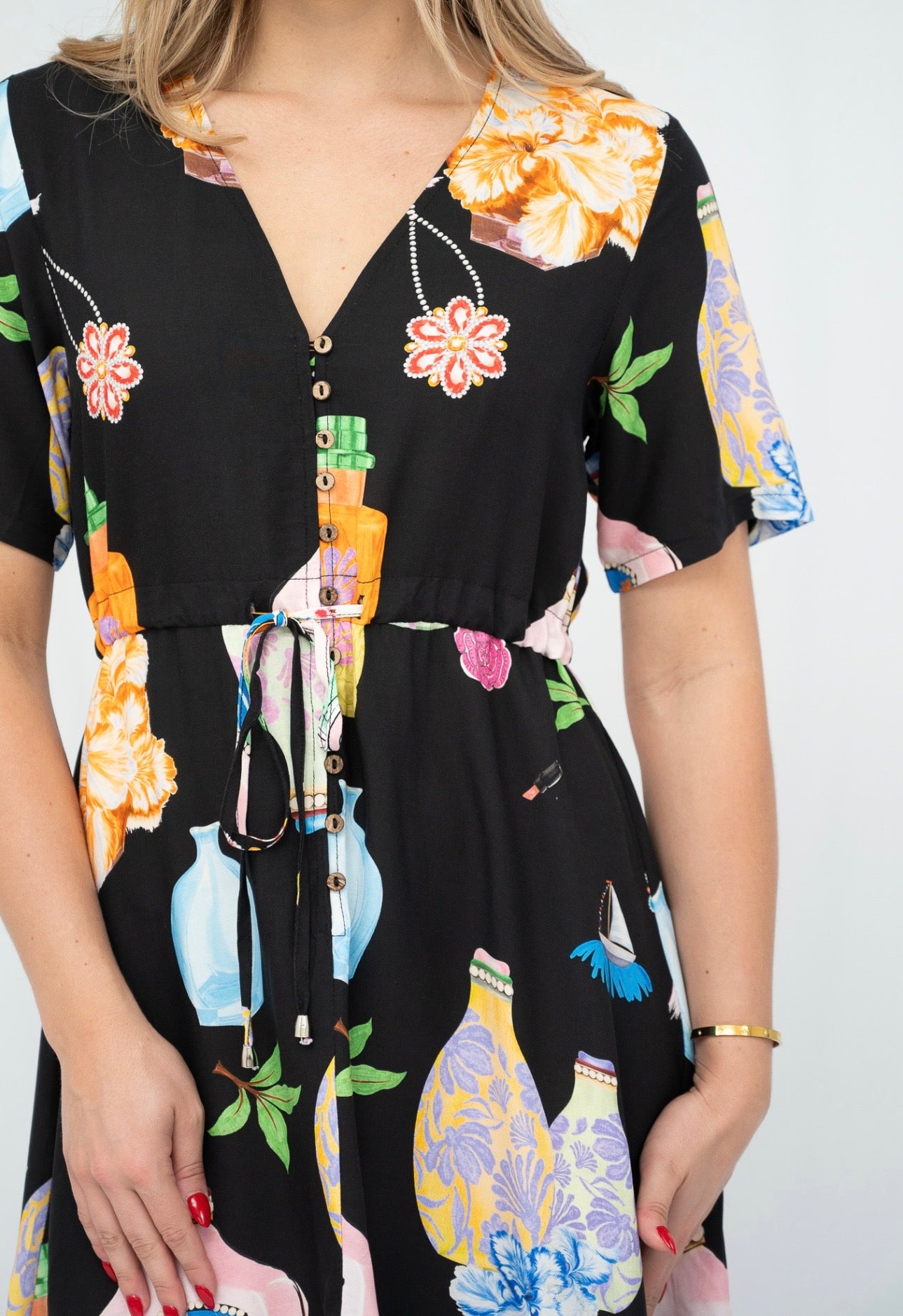 MALINA MINI DRESS - BLACK