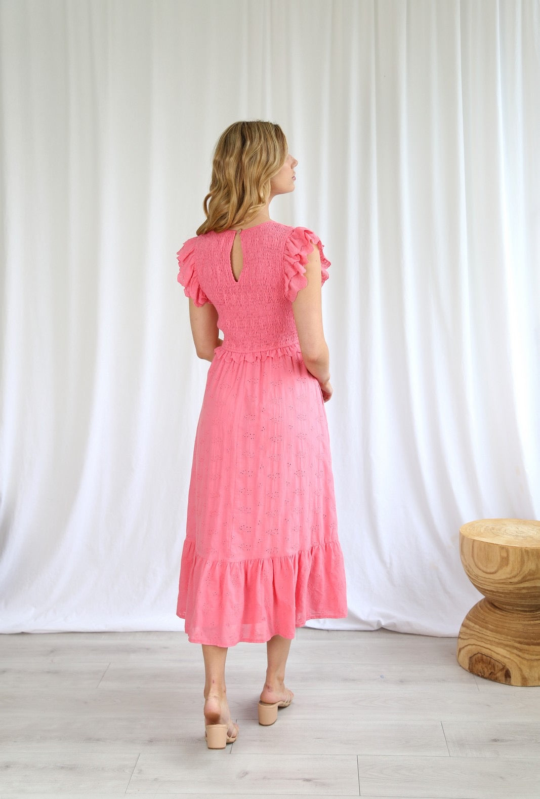 MILLIE MIDI DRESS - PINK