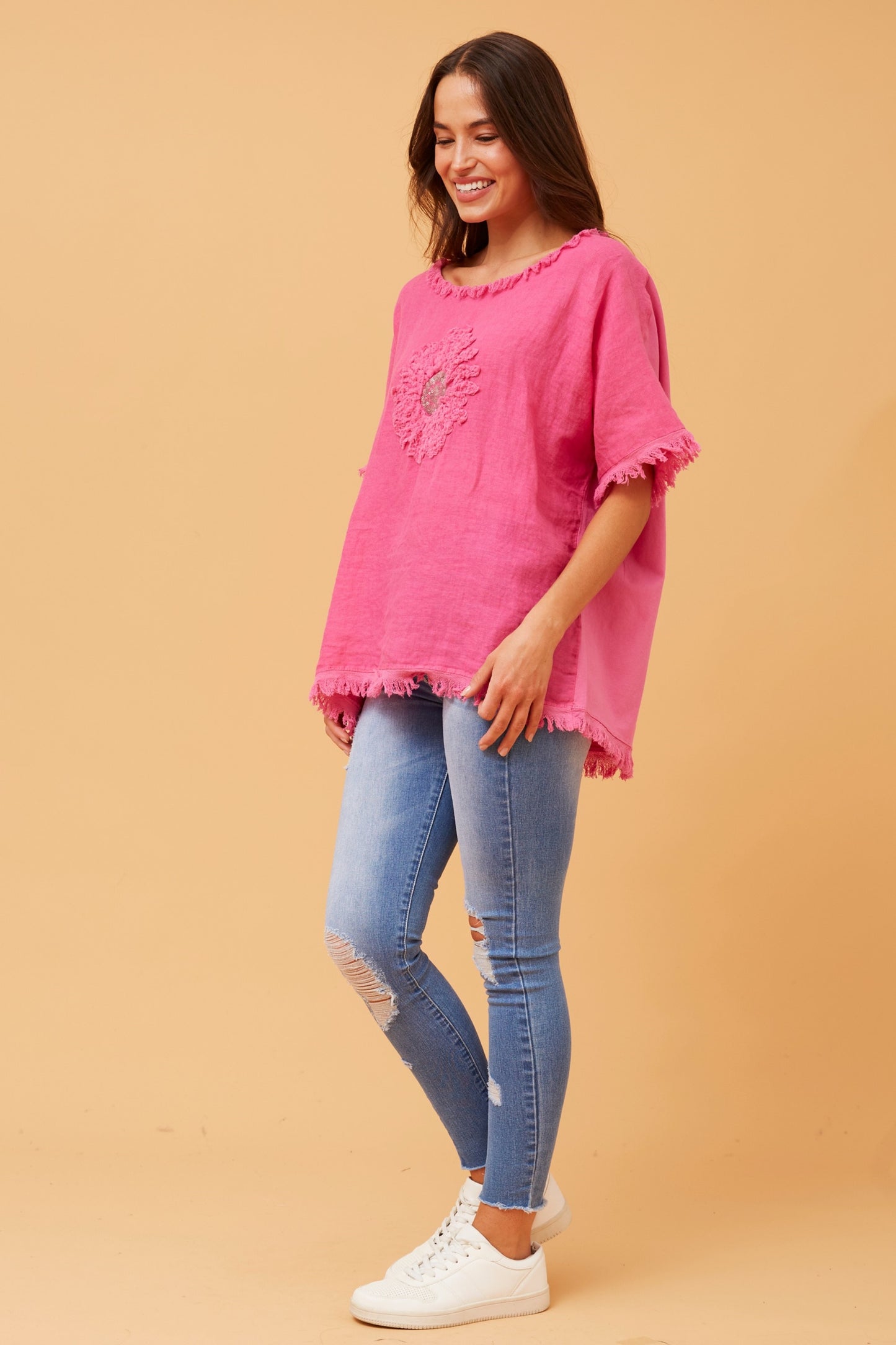 LAUREN TOP - FUXIA