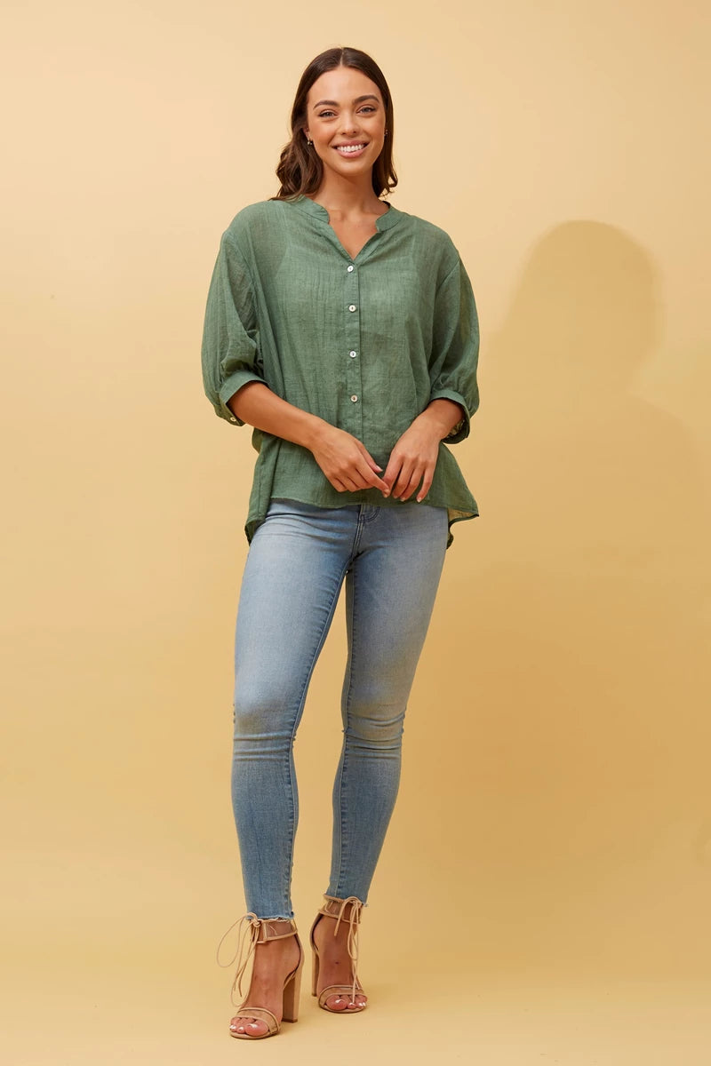 ELAINE TOP - GREEN