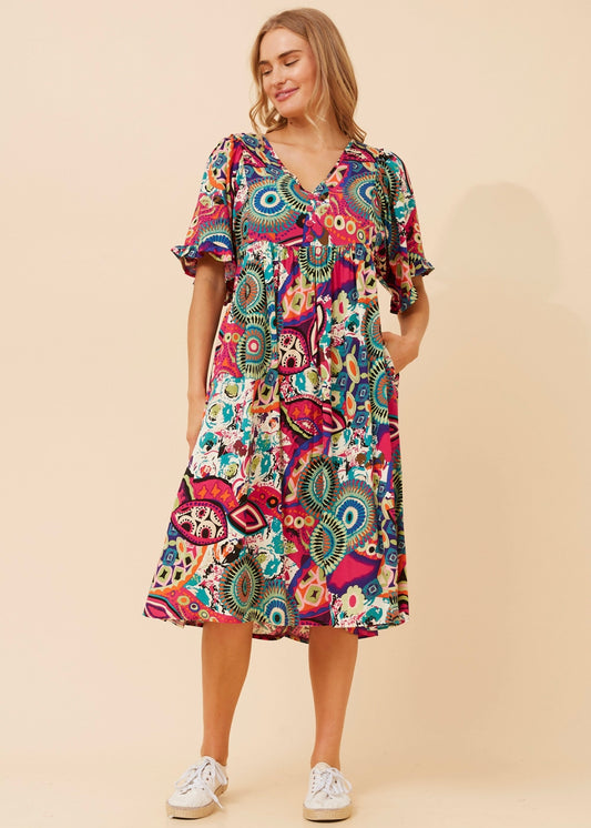 SARSHA MIDI DRESS