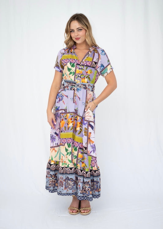 MILLY MAXI DRESS - LAVENDER