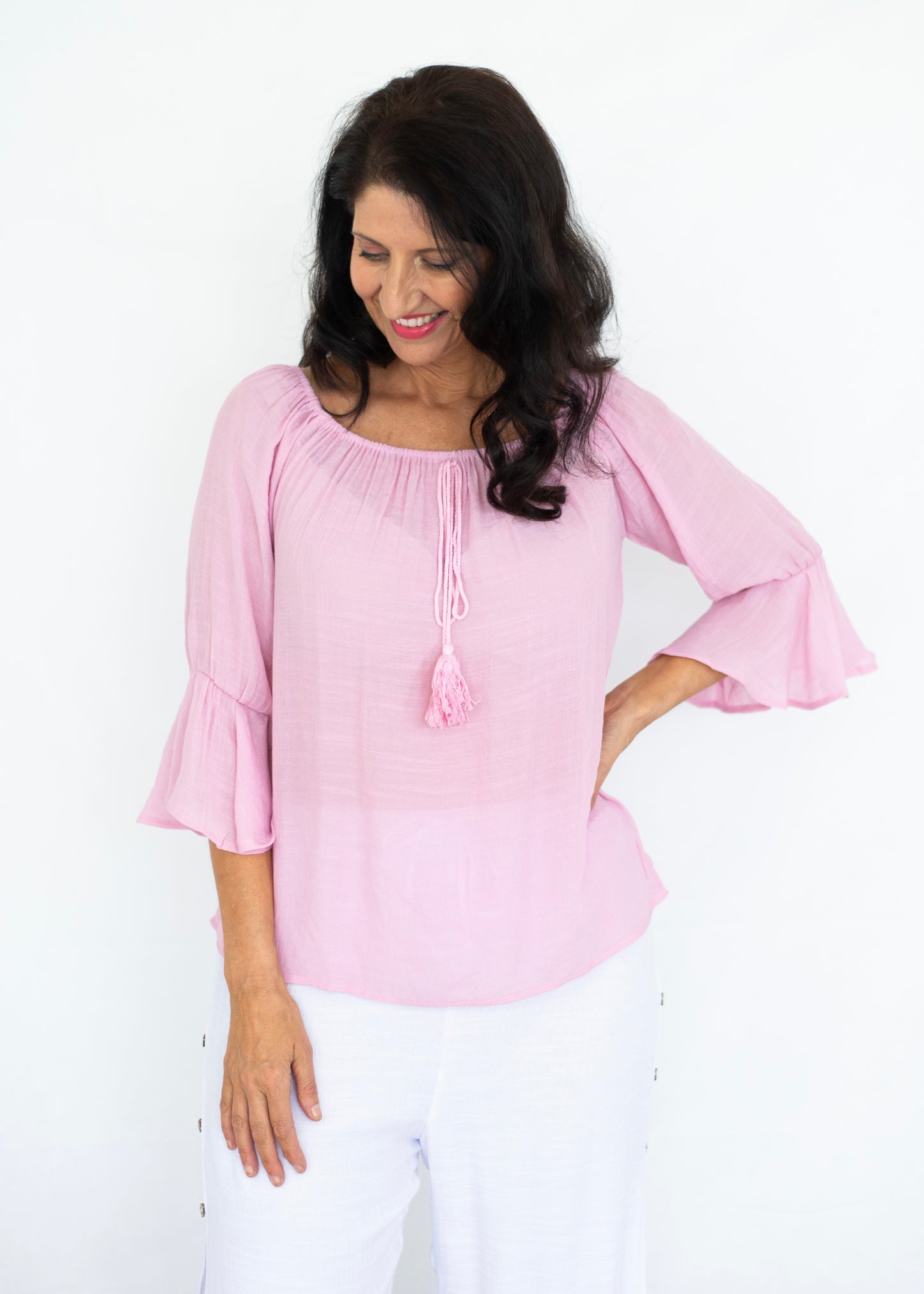 GWEN TOP - BABY PINK