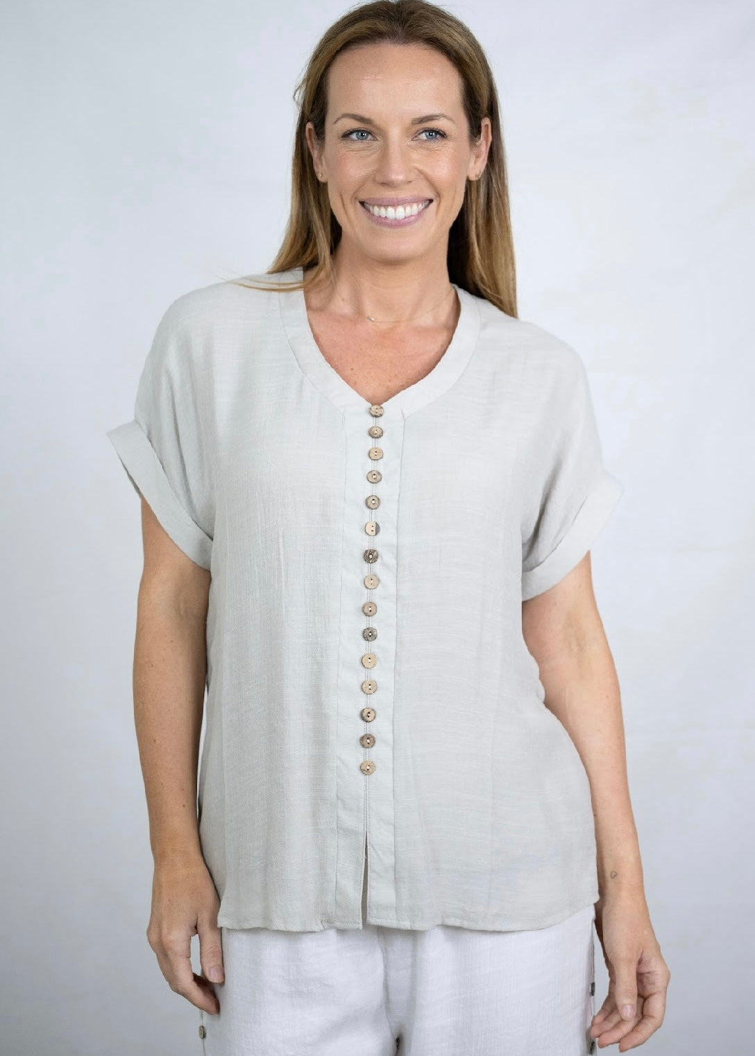 ALINA TOP - BEIGE