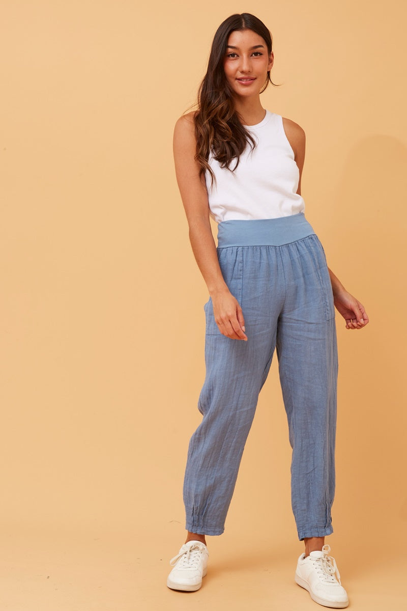 TASH PANTS - DENIM