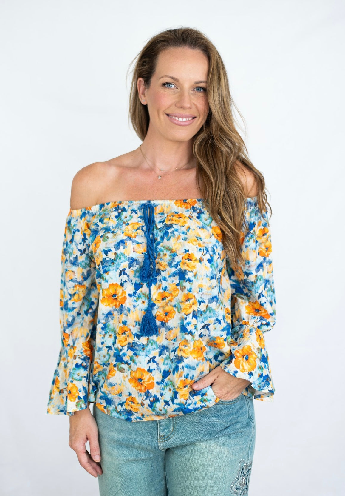 REINA TOP - BLUE