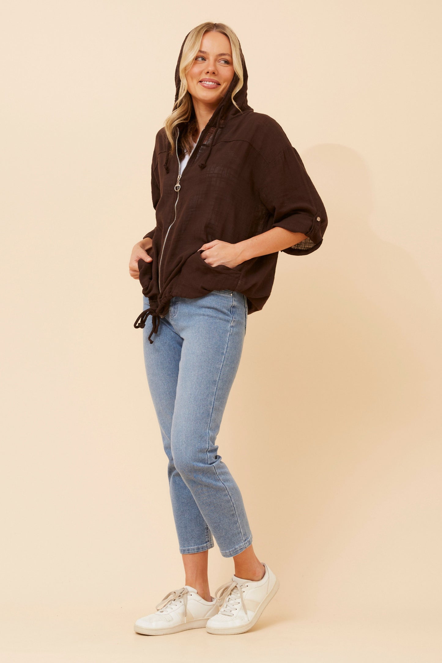 MARISSA JACKET - BITTER CHOCOLATE