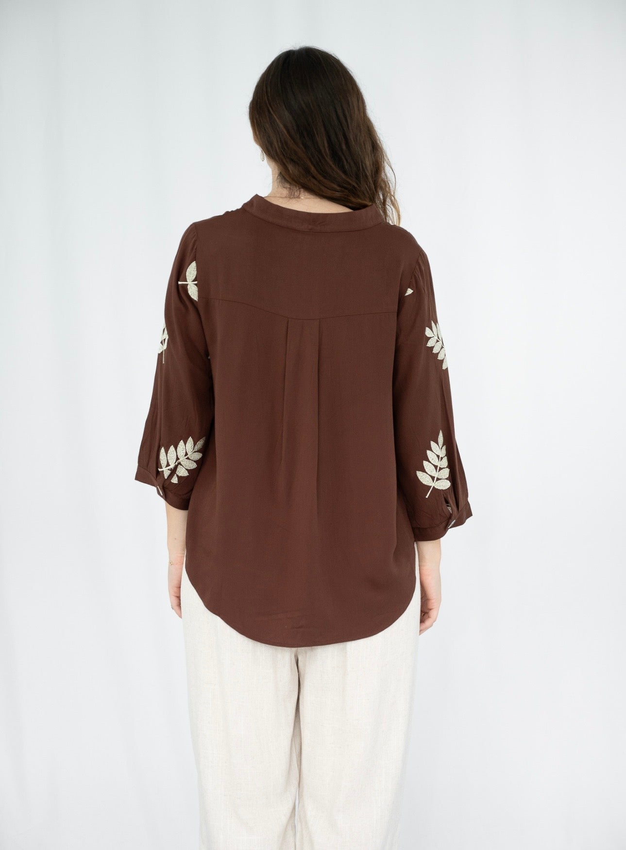 ALICIA TOP - BROWN