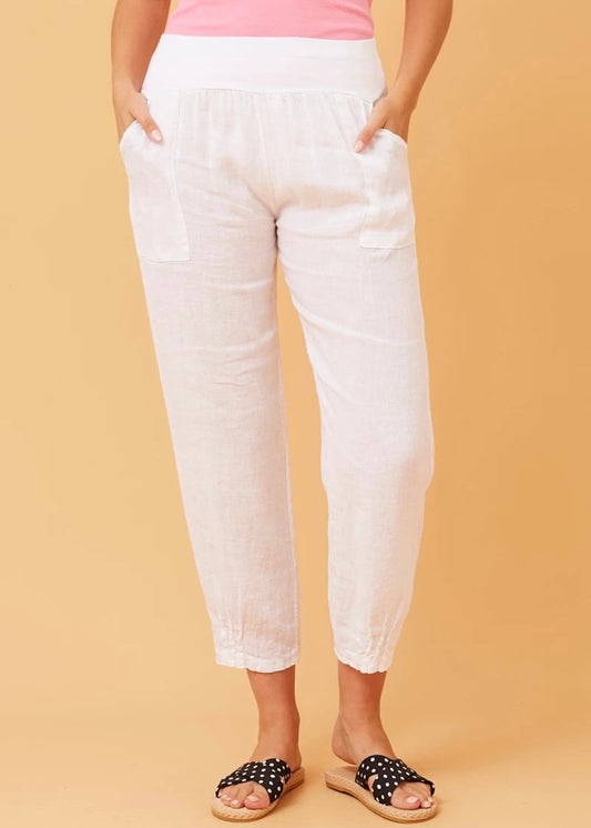 TASH PANTS - WHITE