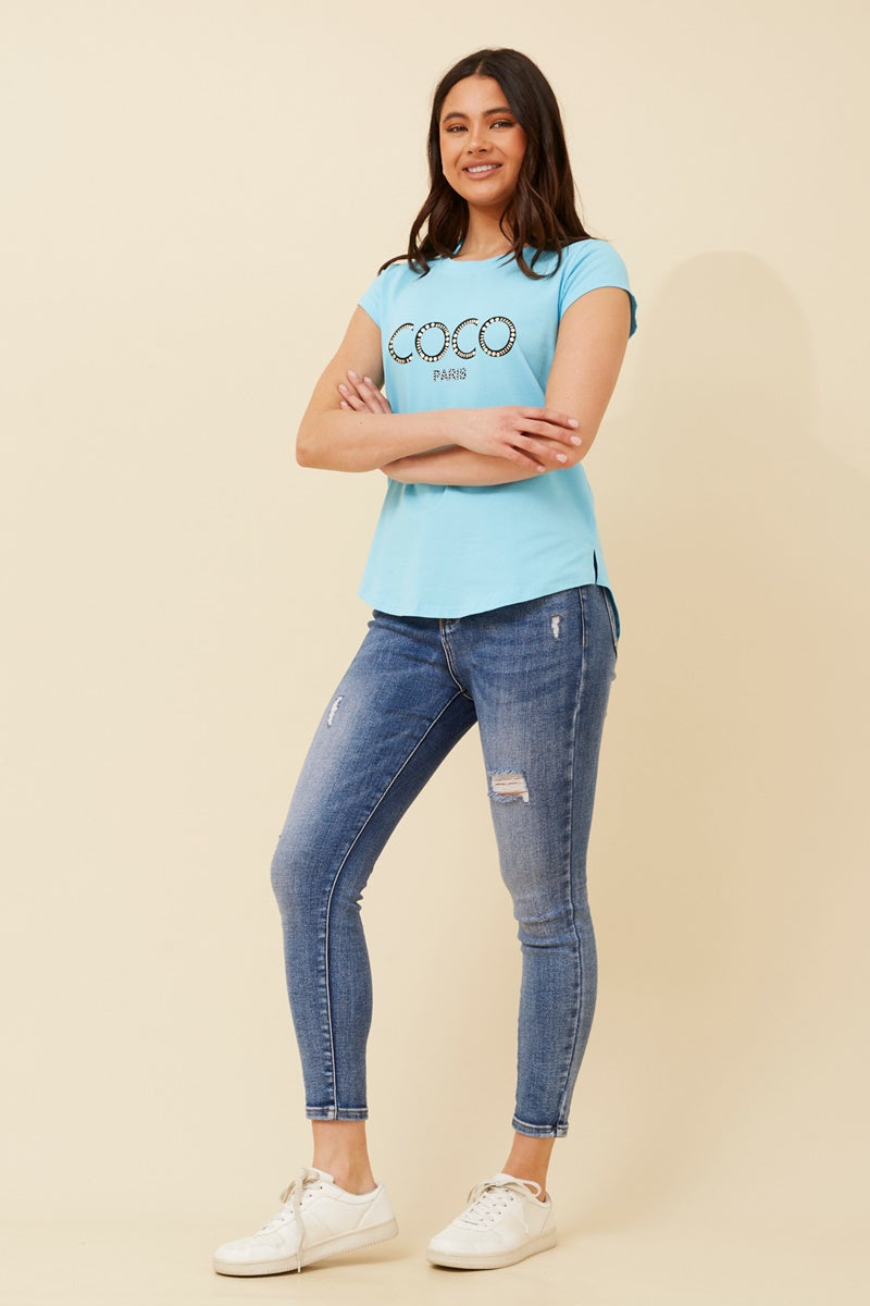 COCO TOP - ARTIC BLUE