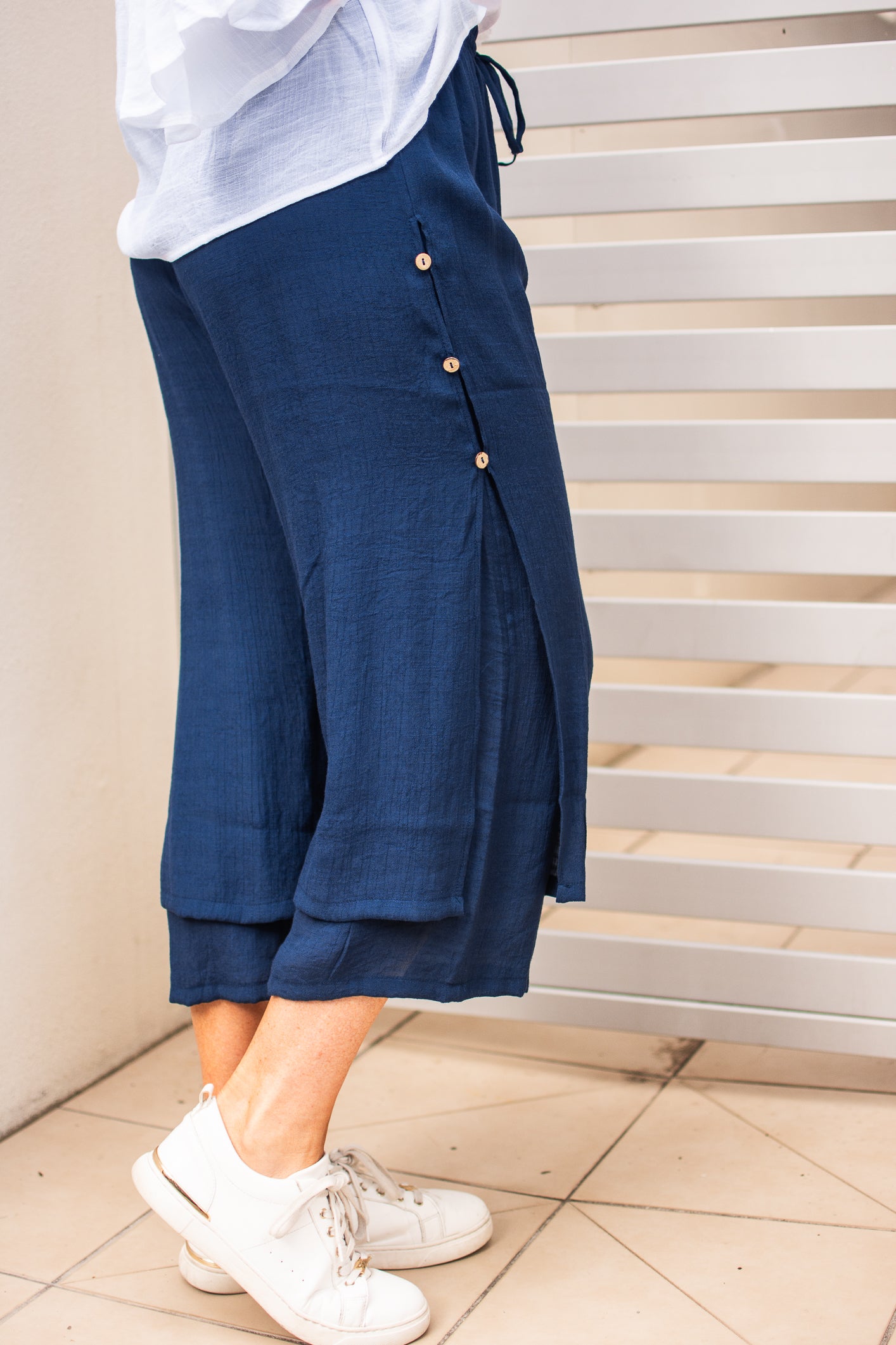 ALINA PANTS - NAVY