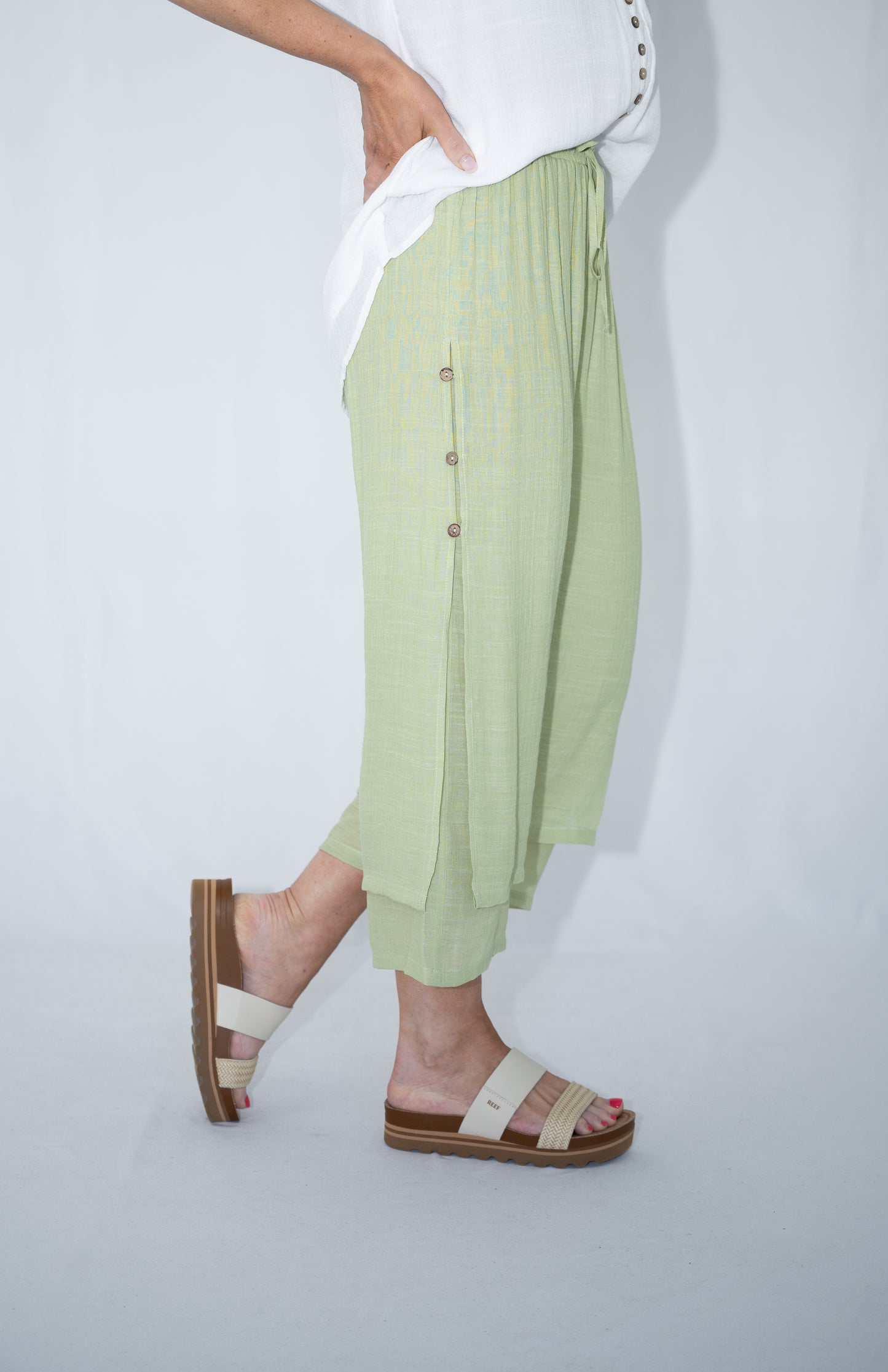 ALINA PANTS - LIGHT SAGE