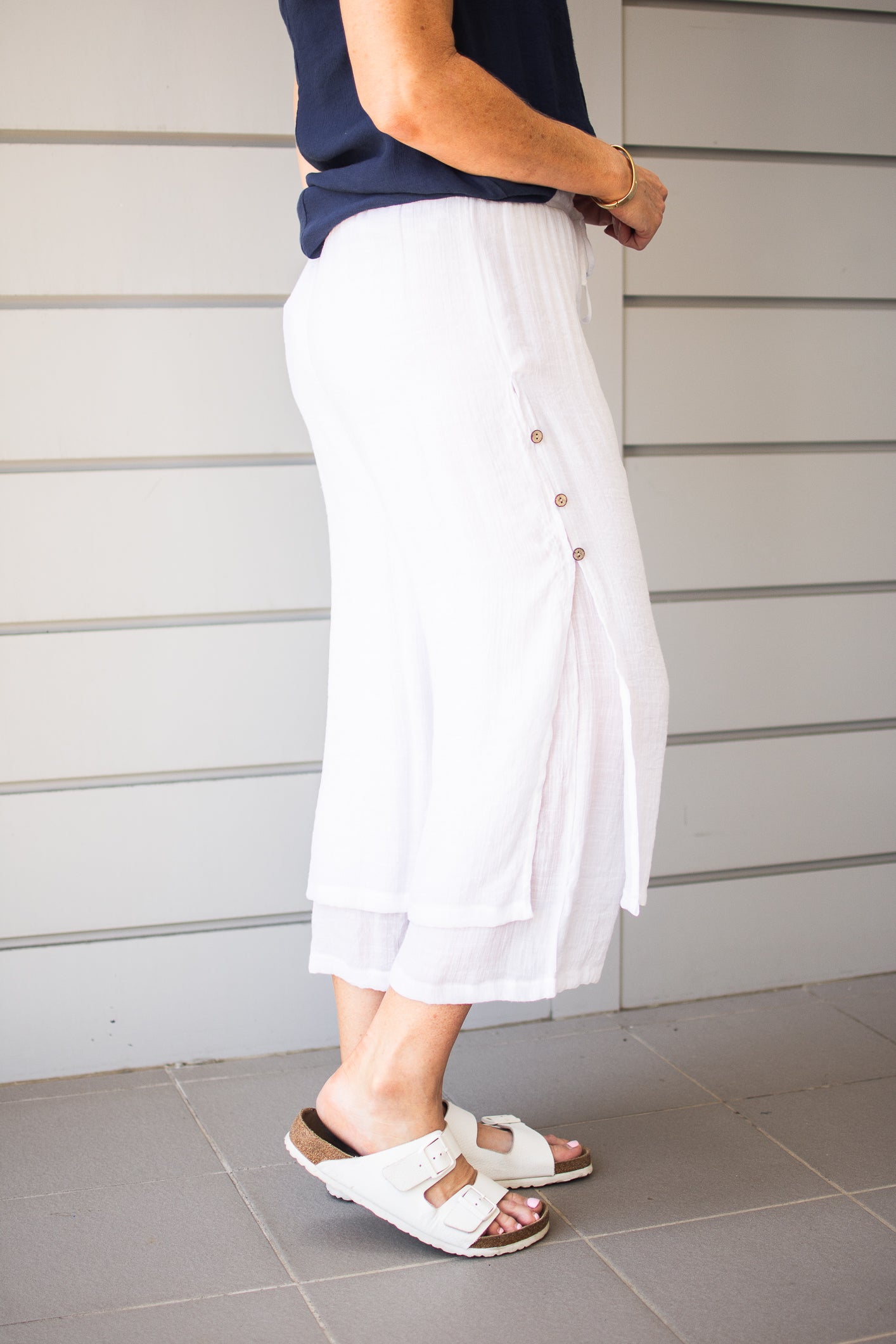 ALINA PANTS - WHITE