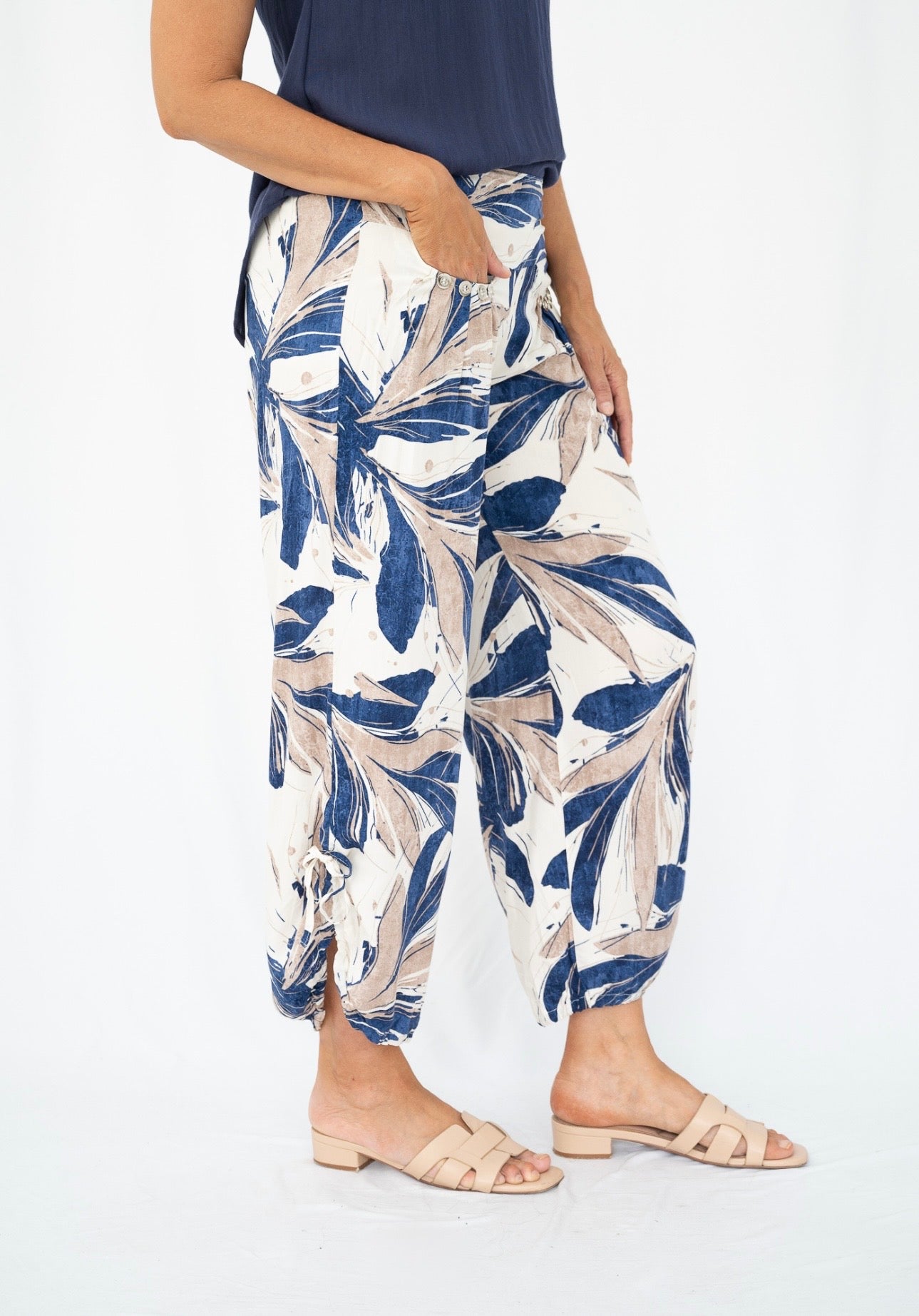KALENE PANTS - BLUE