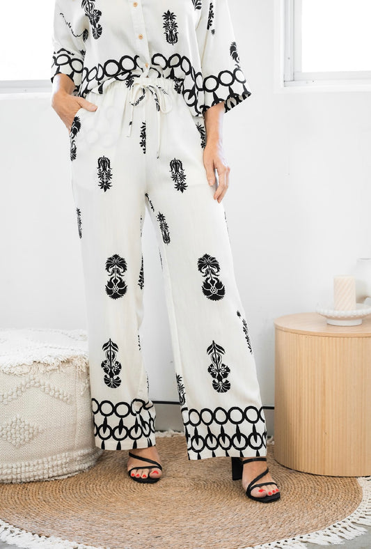 KARLA PANTS - CREAM