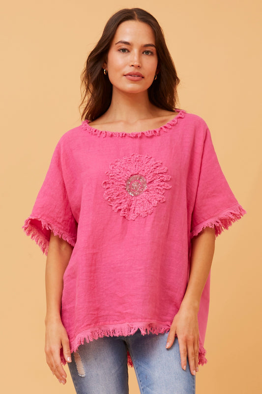 LAUREN TOP - FUXIA