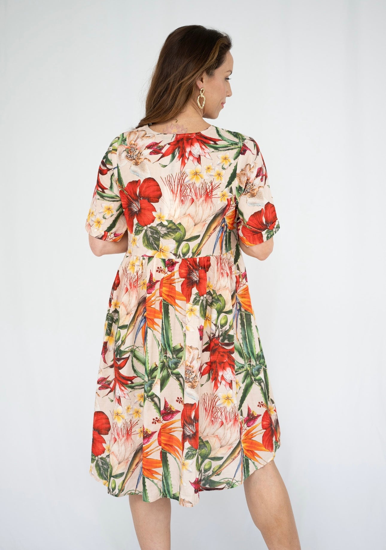 LOUISA MINI DRESS - RED