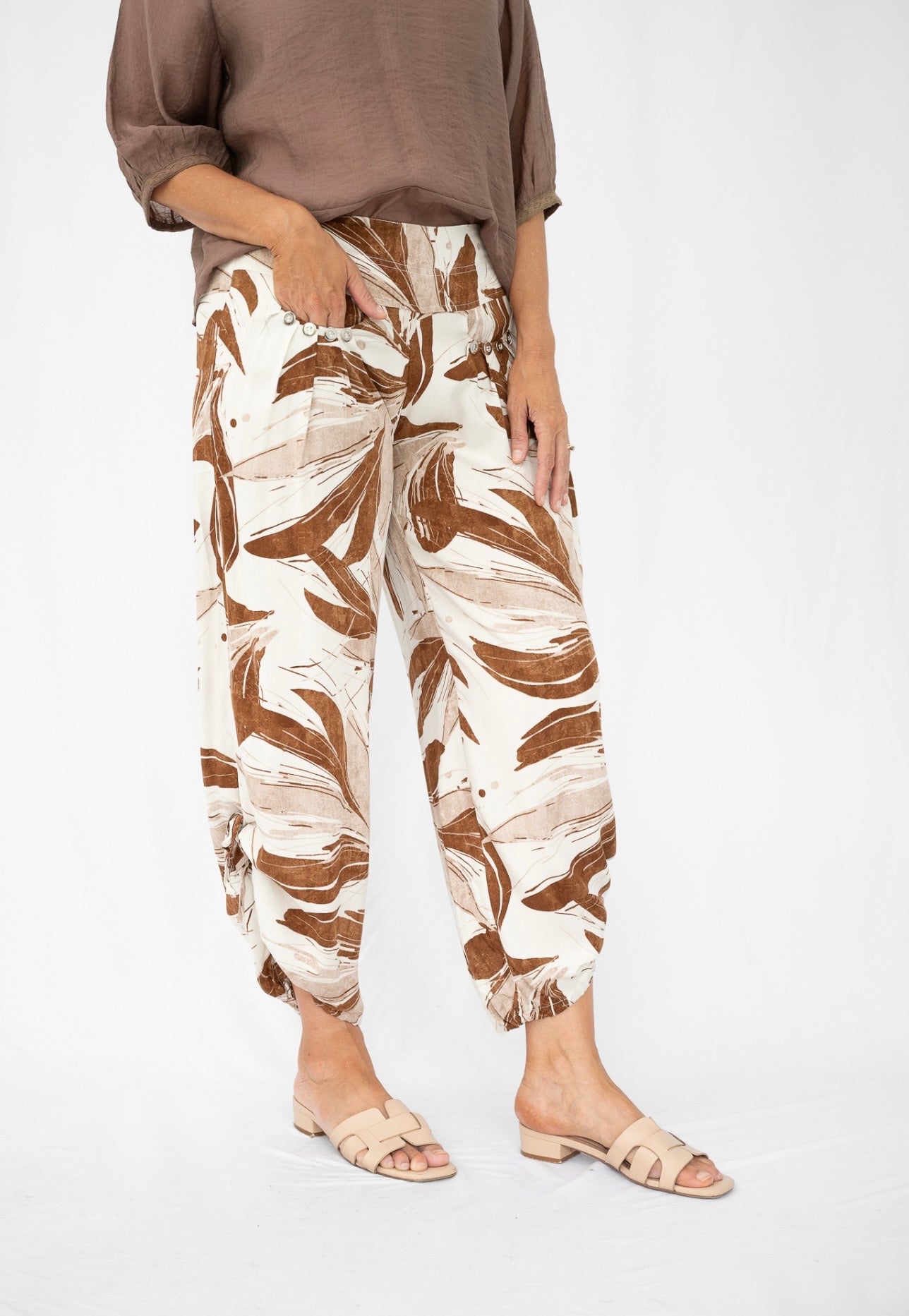 KALENE PANTS - CHOCOLATE