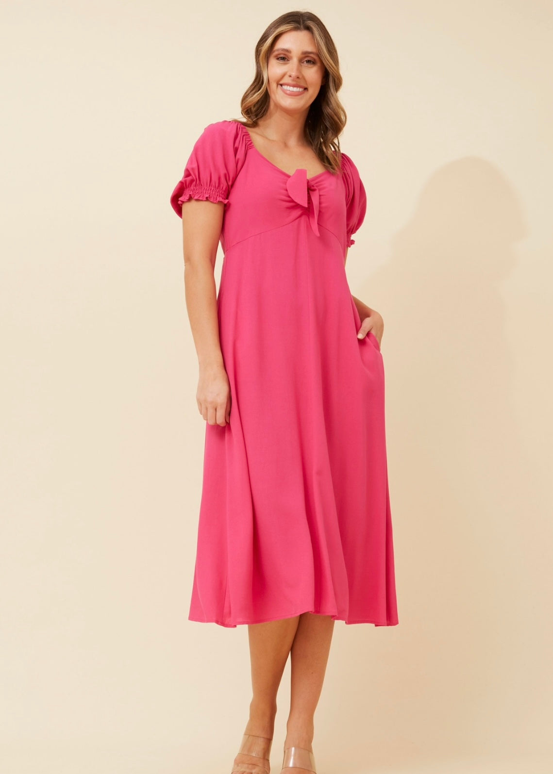 WINONA MIDI DRESS - PINK