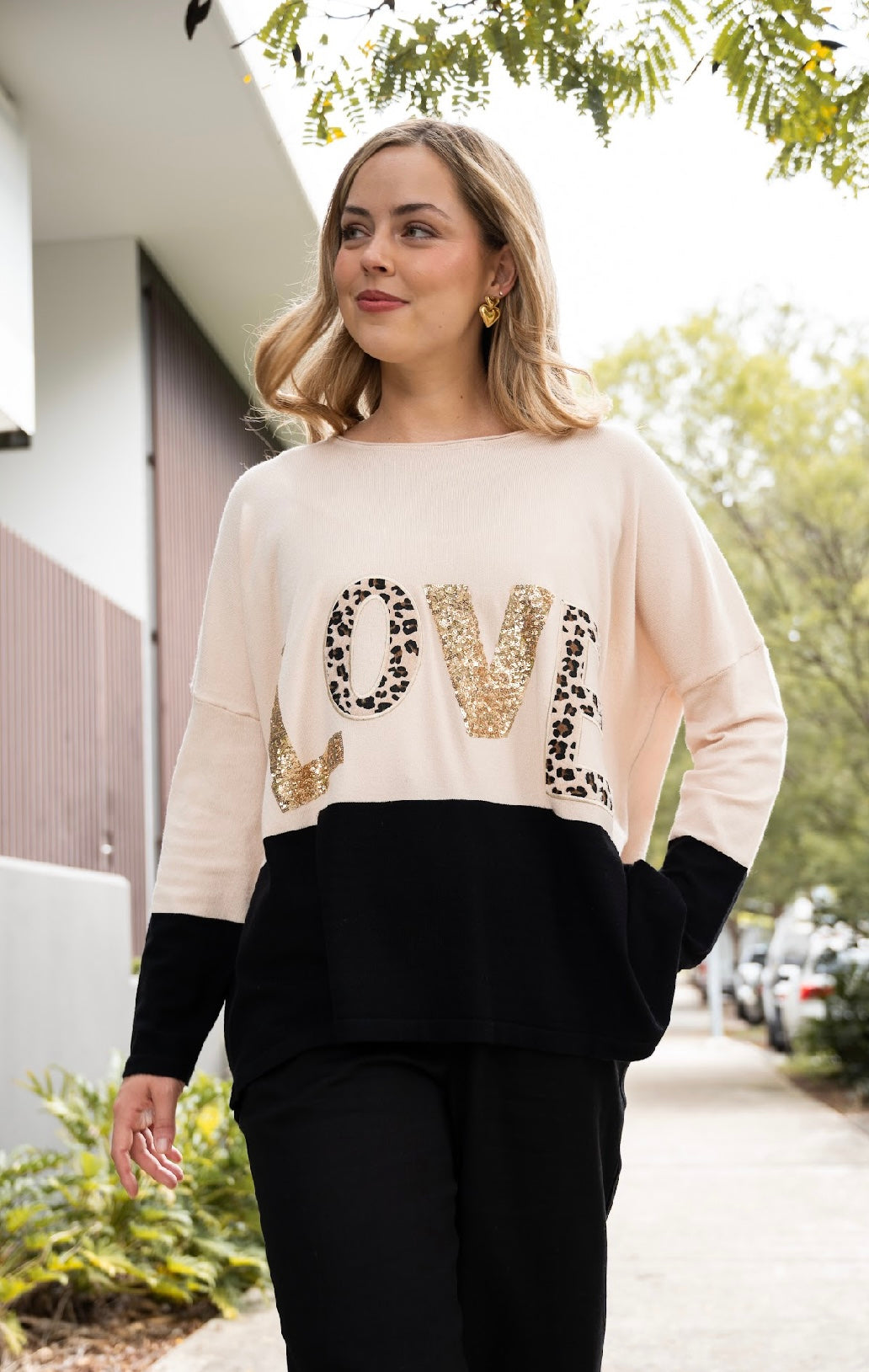 LOVE KNIT JUMPER - BEIGE