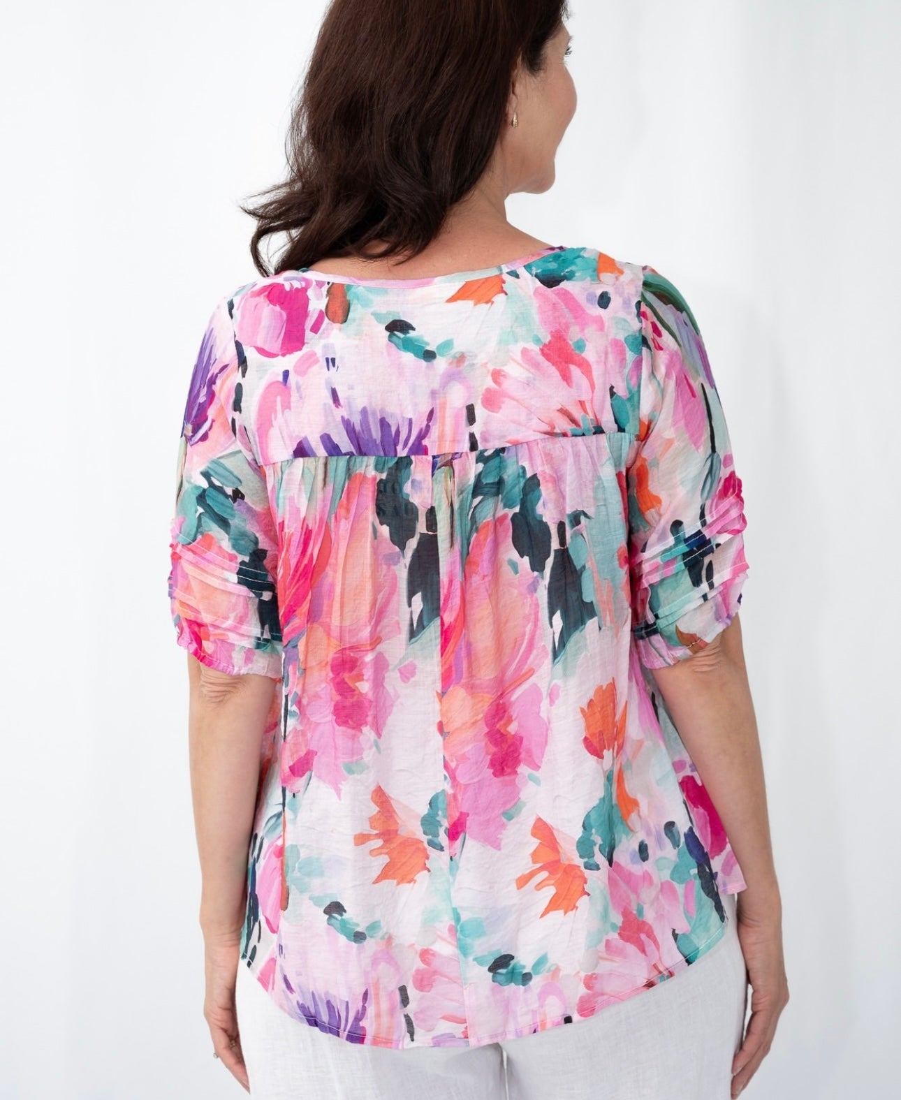 FLORENCE TOP - HOT PINK