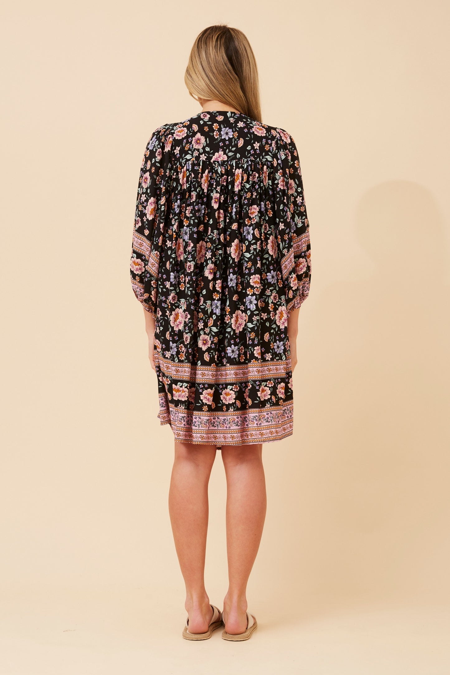 GRACIA MINI DRESS - BLACK