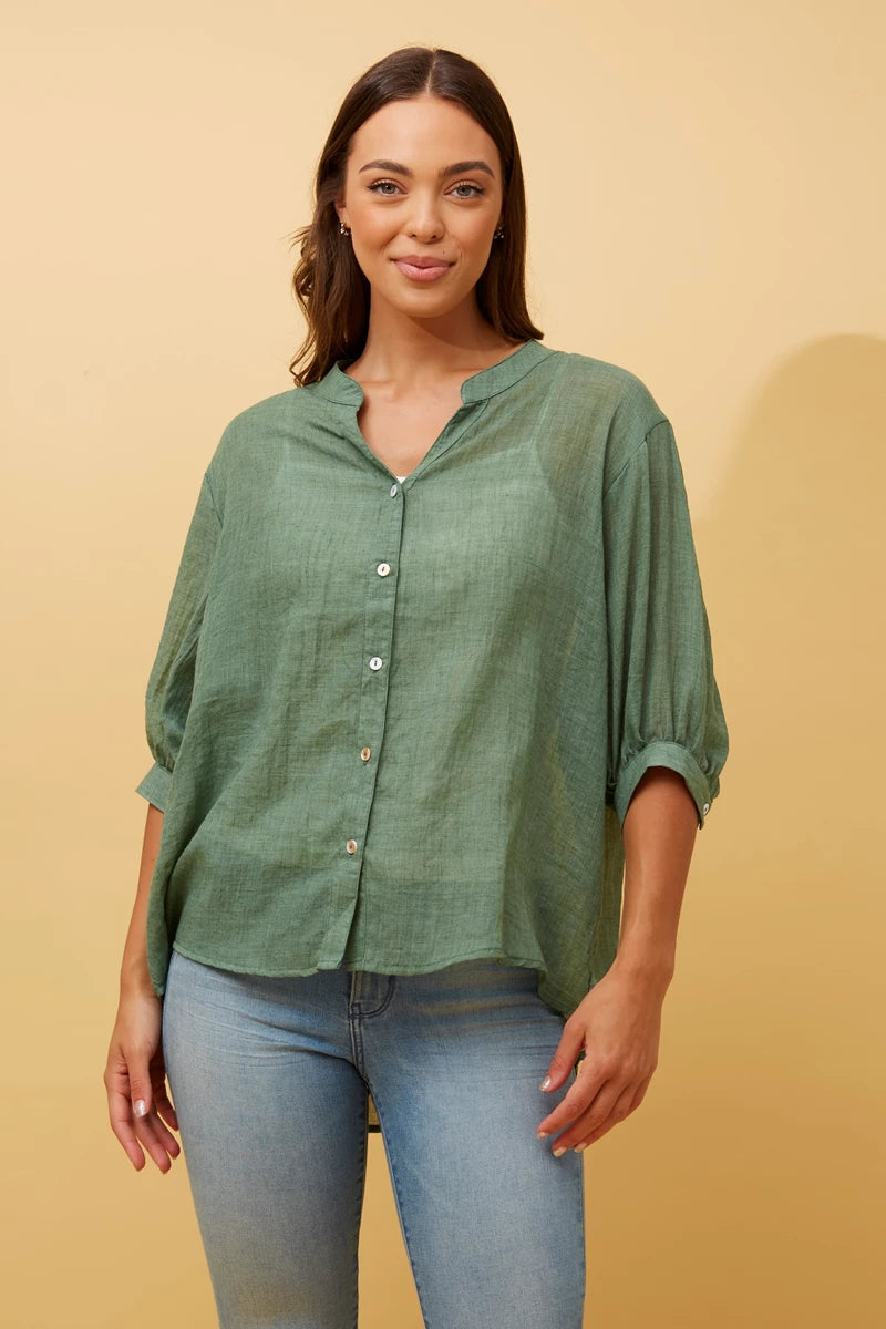 ELAINE TOP - GREEN