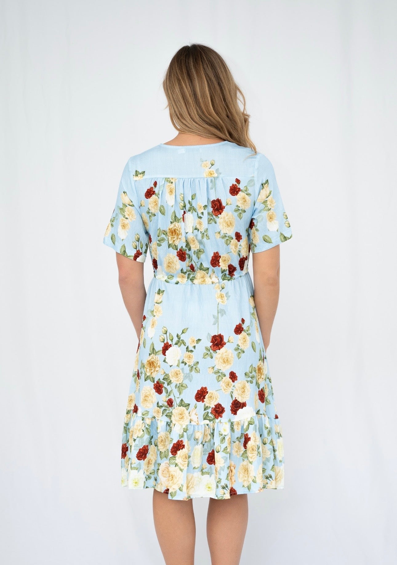 KRISTINA MINI DRESS - BLUE