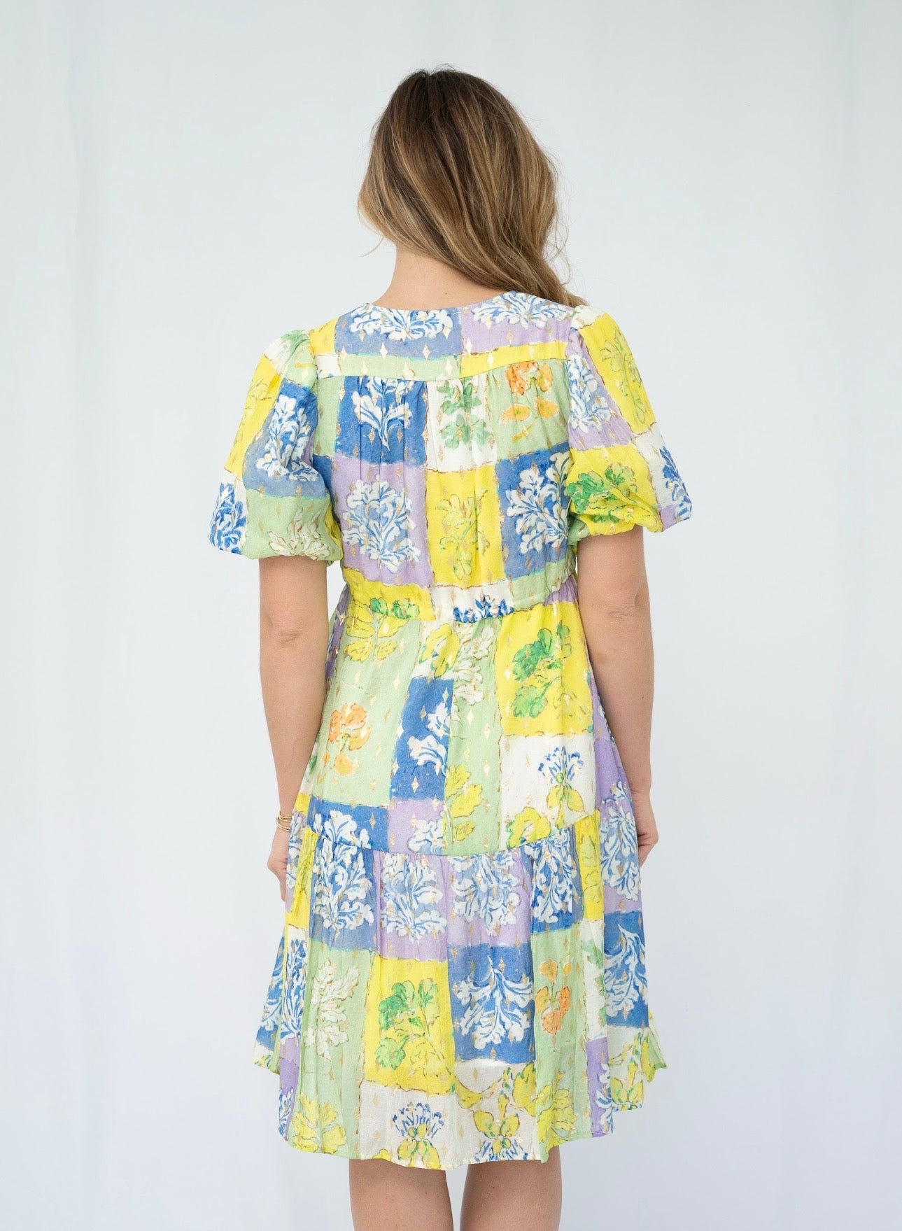 KAMILA MINI DRESS - CYAN