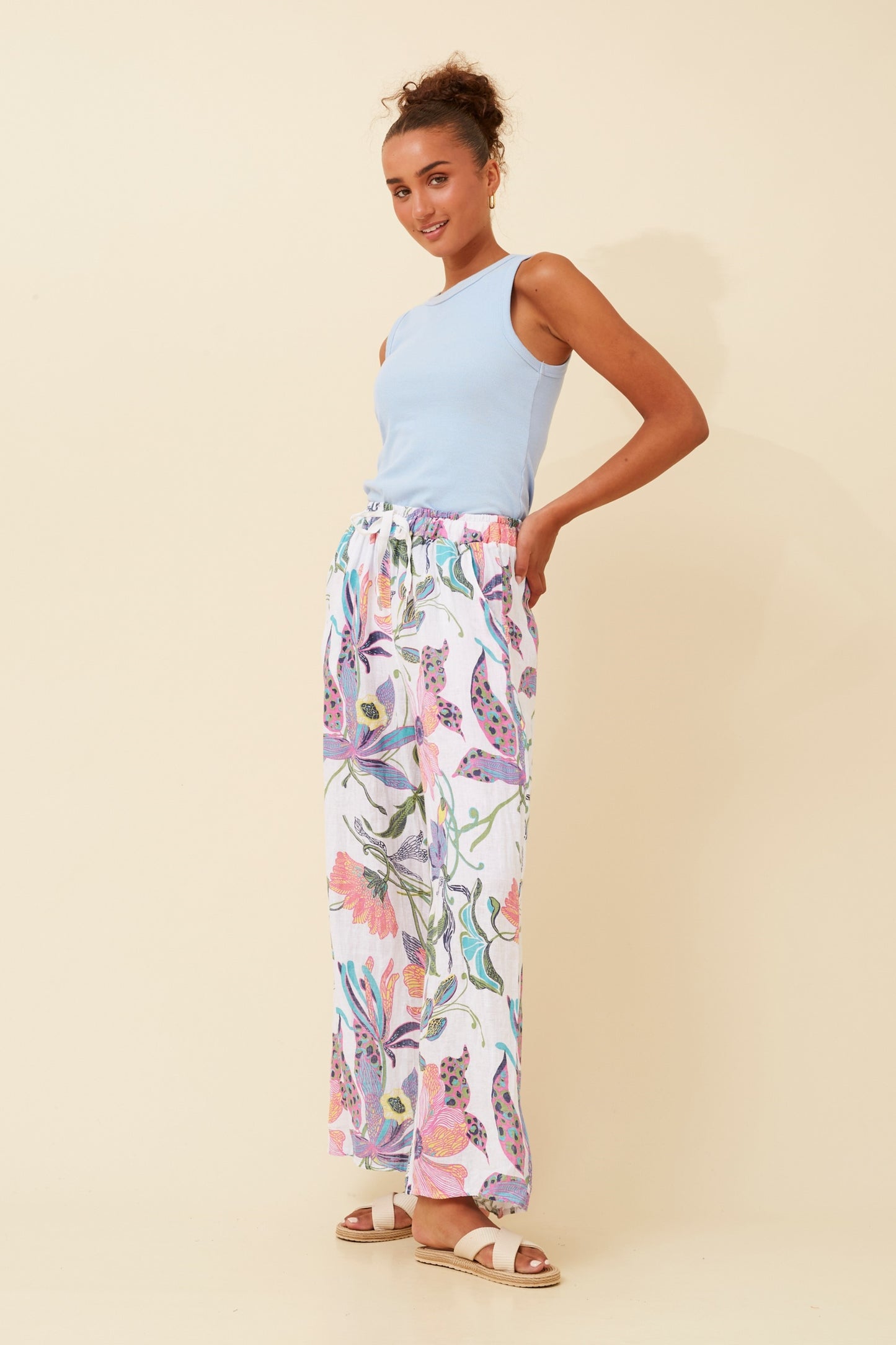 SHAYLA PANTS - WHITE