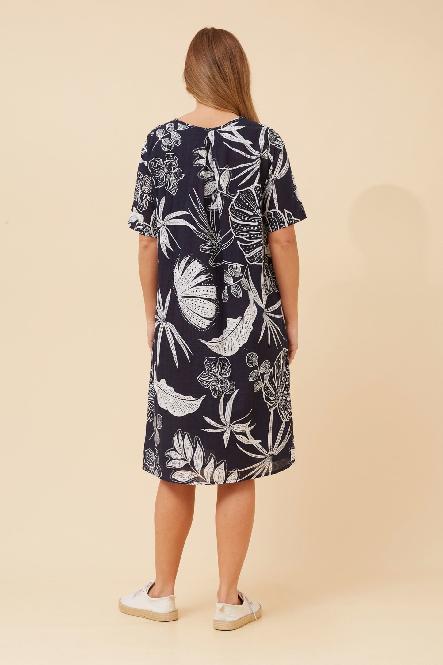 BRETTA MINI DRESS - NAVY