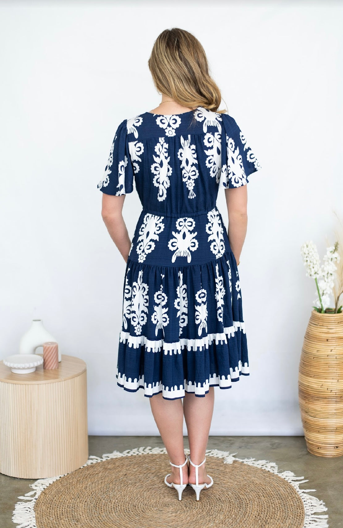 SIARRA MINI DRESS - NAVY